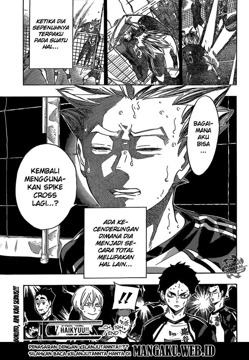 Haikyuu!! Chapter 194 - halaman 21