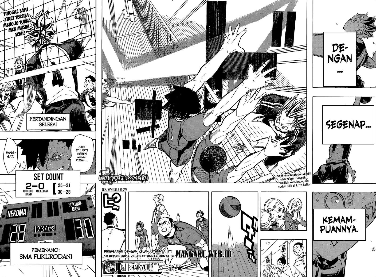 Haikyuu!! Chapter 195 - halaman 17