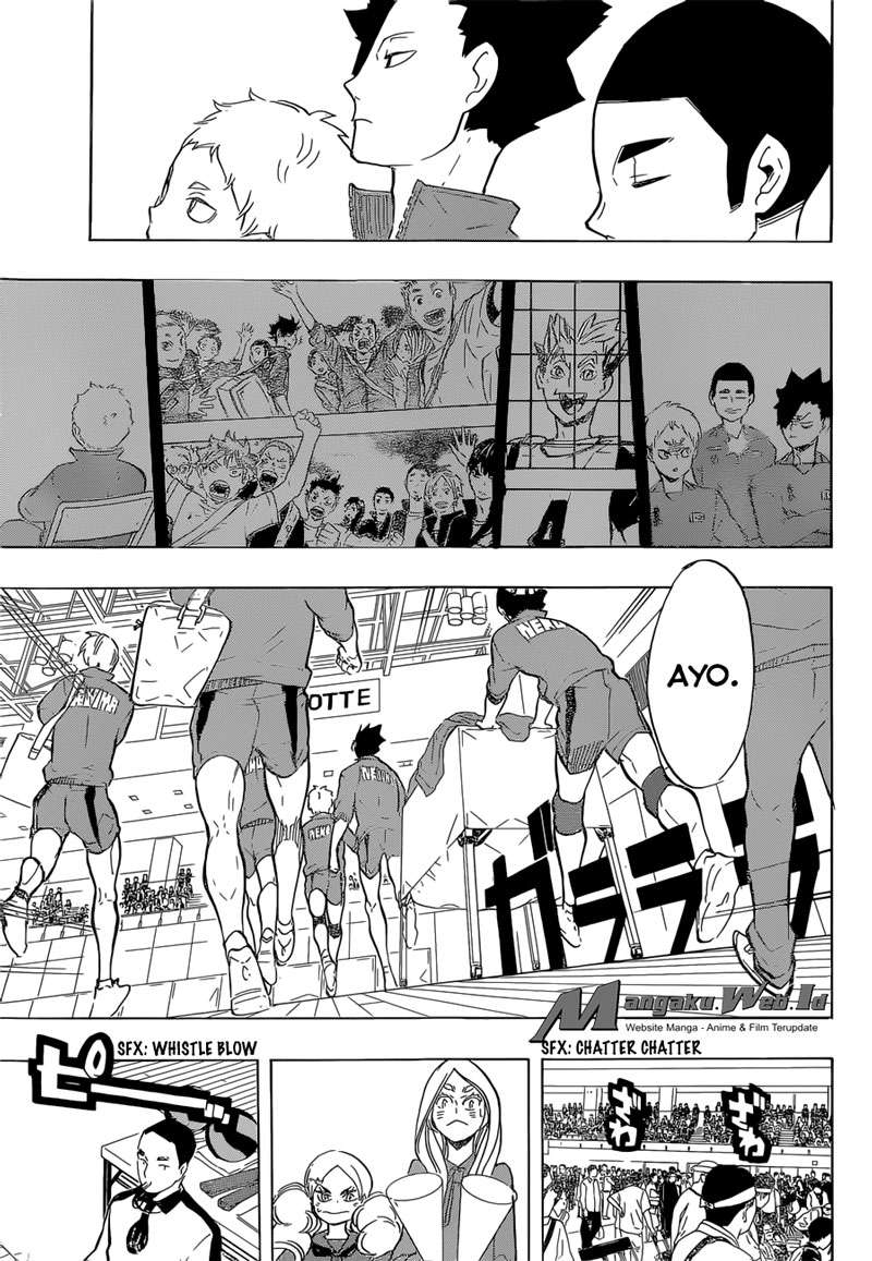 Haikyuu!! Chapter 196 - halaman 10