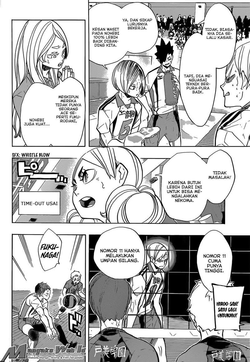 Haikyuu!! Chapter 198 - halaman 6
