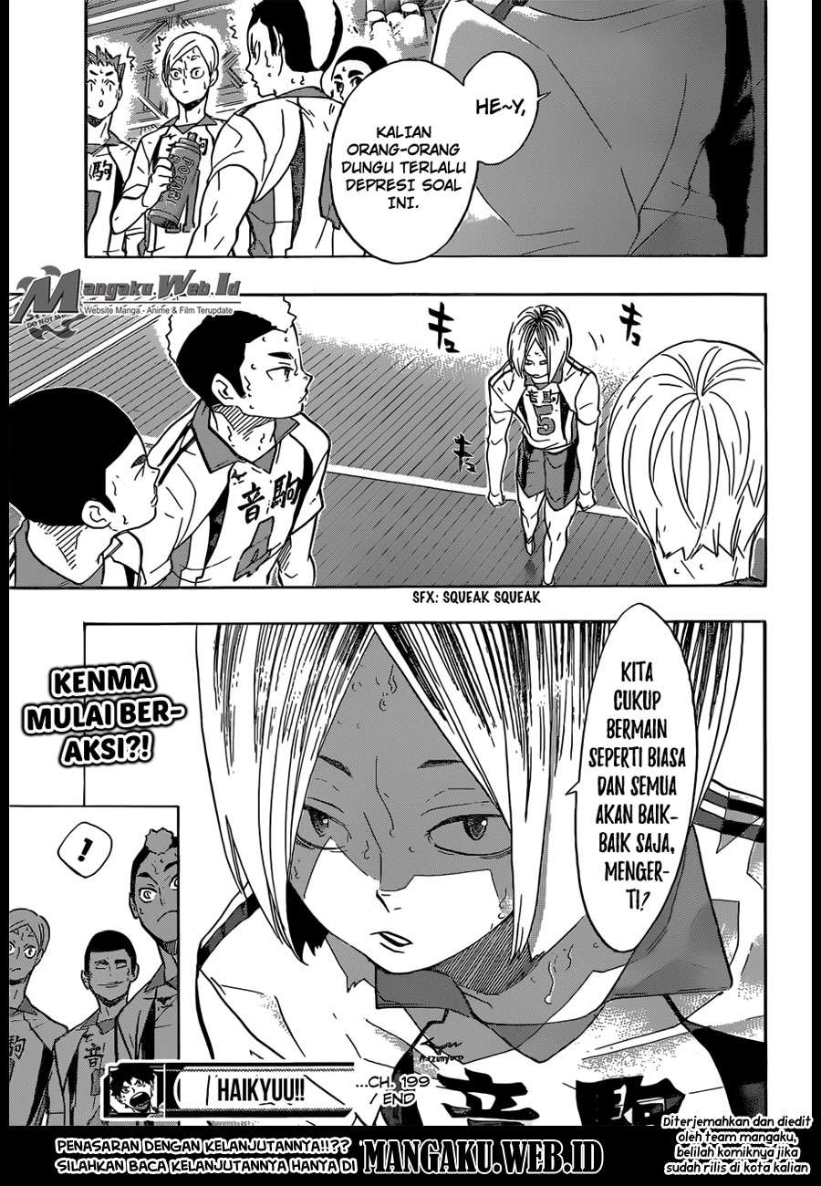 Haikyuu!! Chapter 199 - halaman 25