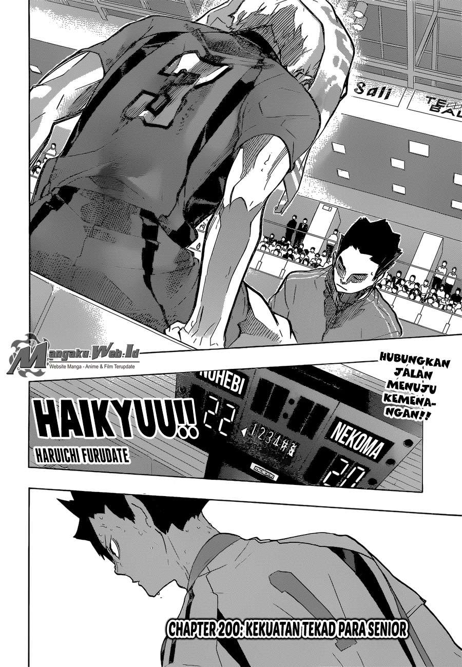 Haikyuu!! Chapter 200 - halaman 7