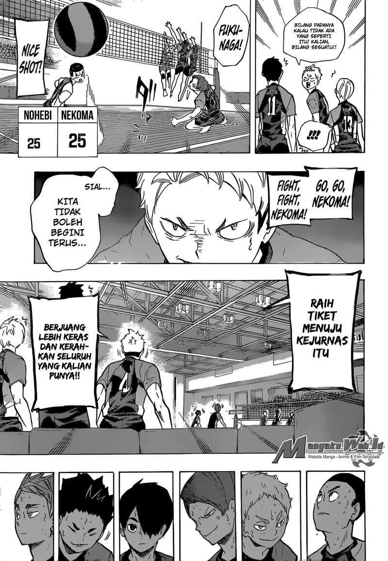 Haikyuu!! Chapter 201 - halaman 10