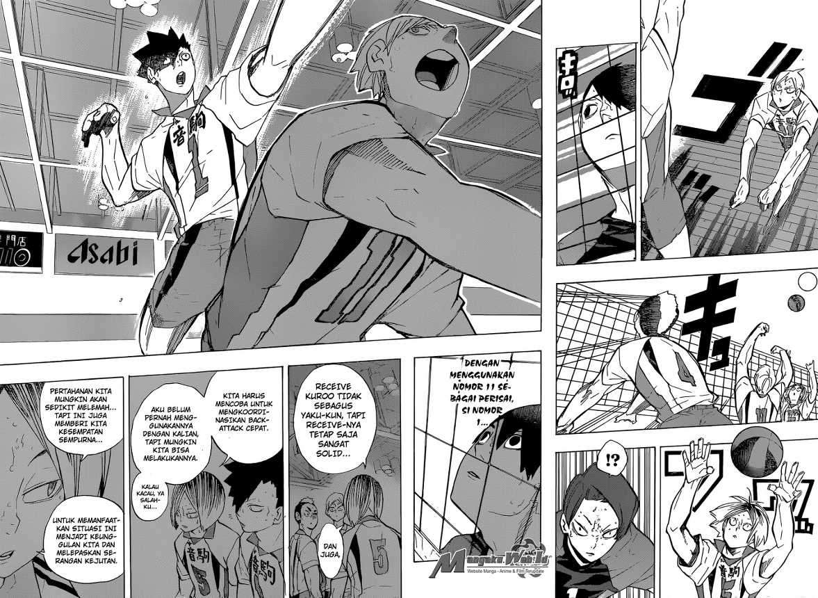 Haikyuu!! Chapter 201 - halaman 17