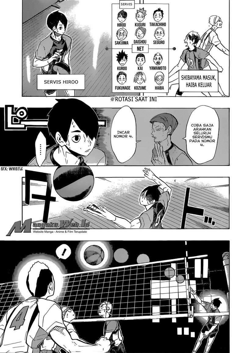 Haikyuu!! Chapter 202 - halaman 10