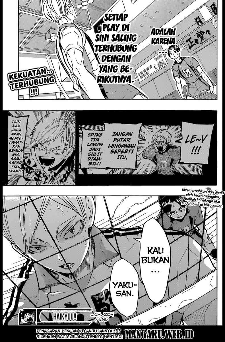 Haikyuu!! Chapter 204 - halaman 20