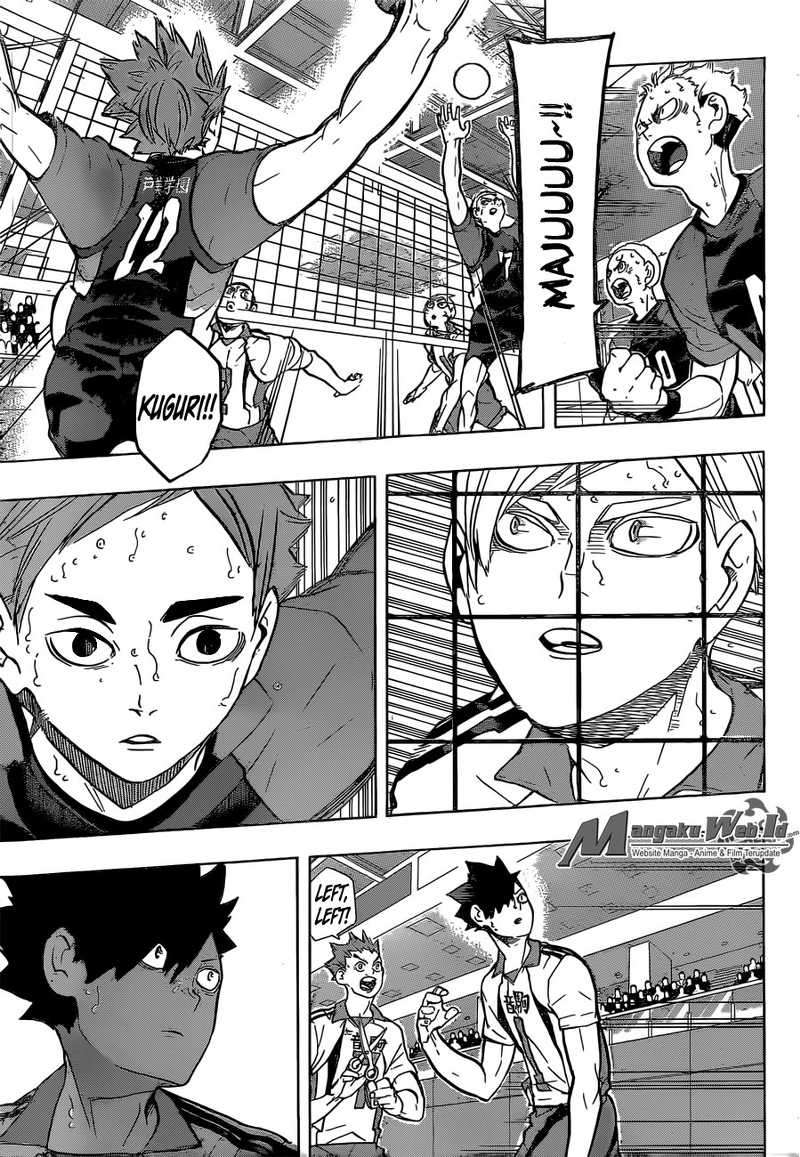 Haikyuu!! Chapter 205 - halaman 10