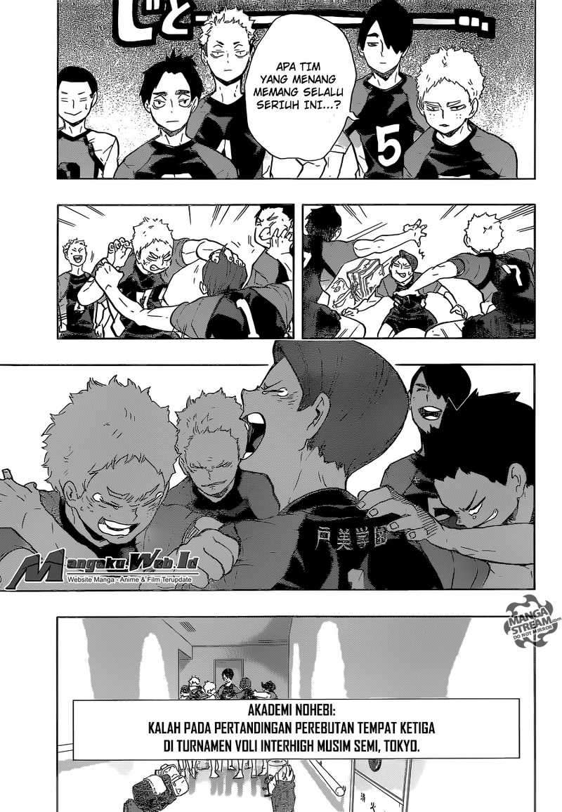 Haikyuu!! Chapter 206 - halaman 10
