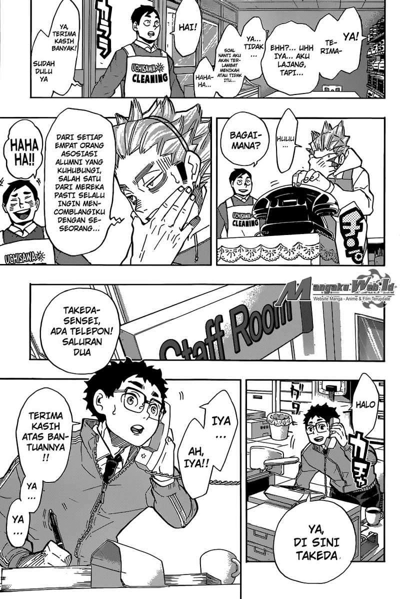 Haikyuu!! Chapter 207 - halaman 8