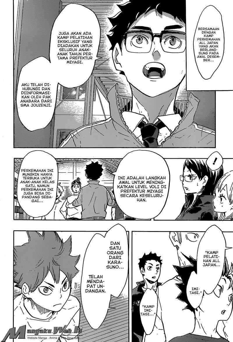Haikyuu!! Chapter 208 - halaman 10