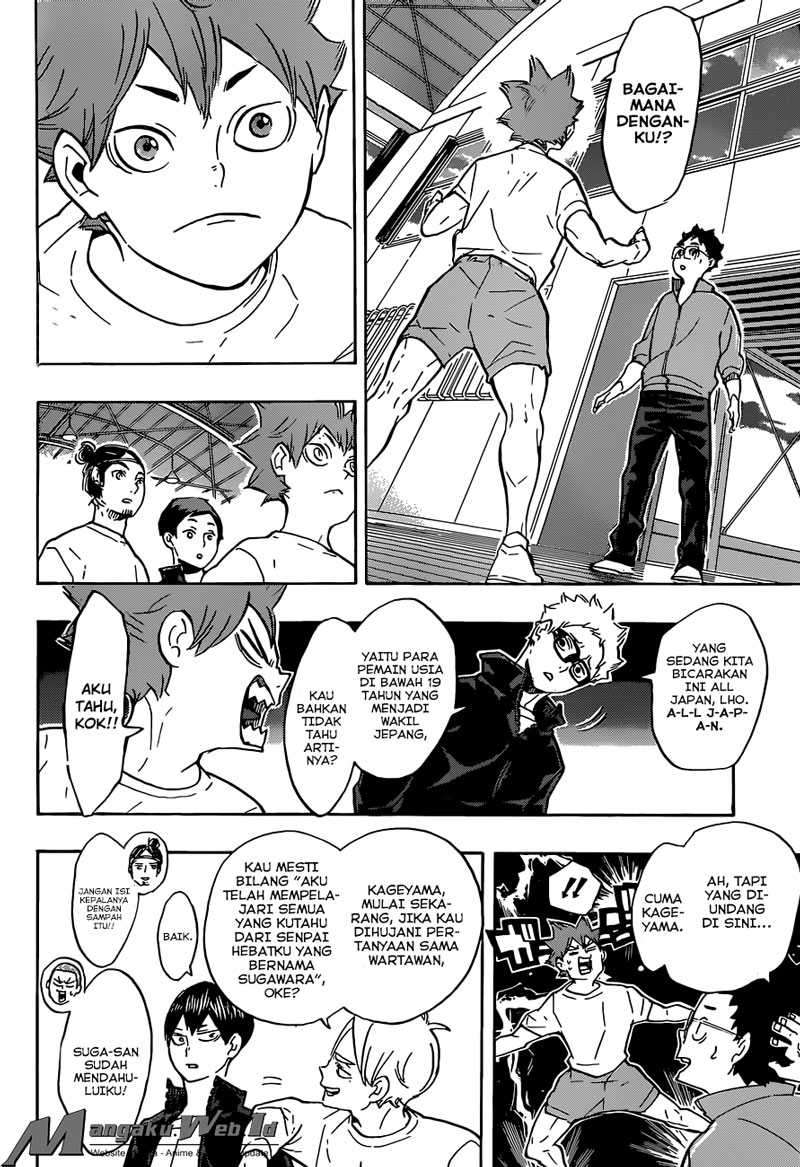 Haikyuu!! Chapter 208 - halaman 8