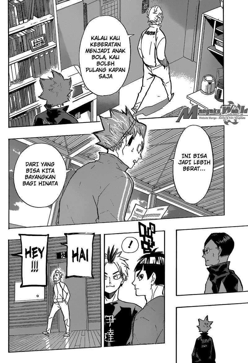 Haikyuu!! Chapter 209 - halaman 16