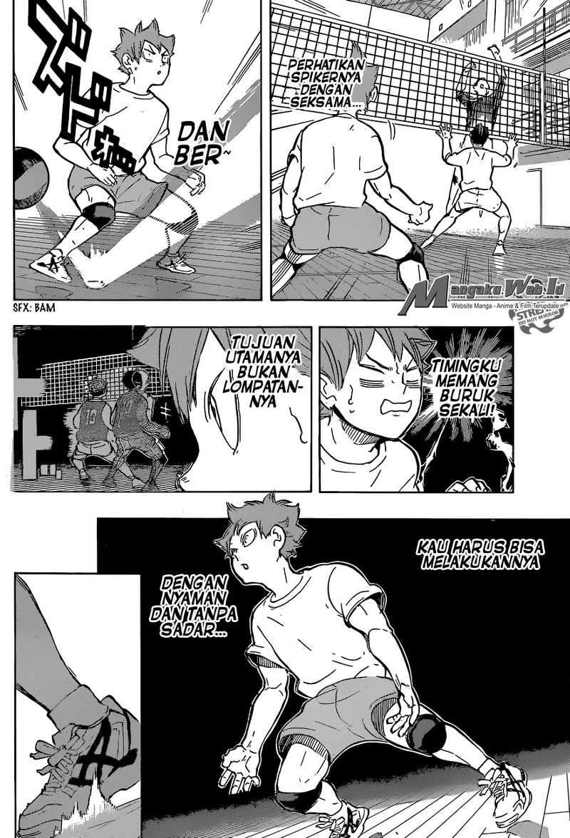 Haikyuu!! Chapter 213 - halaman 10