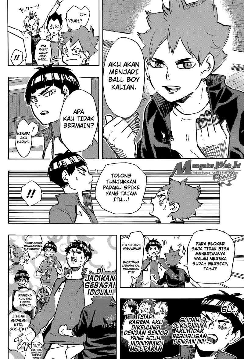Haikyuu!! Chapter 213 - halaman 8