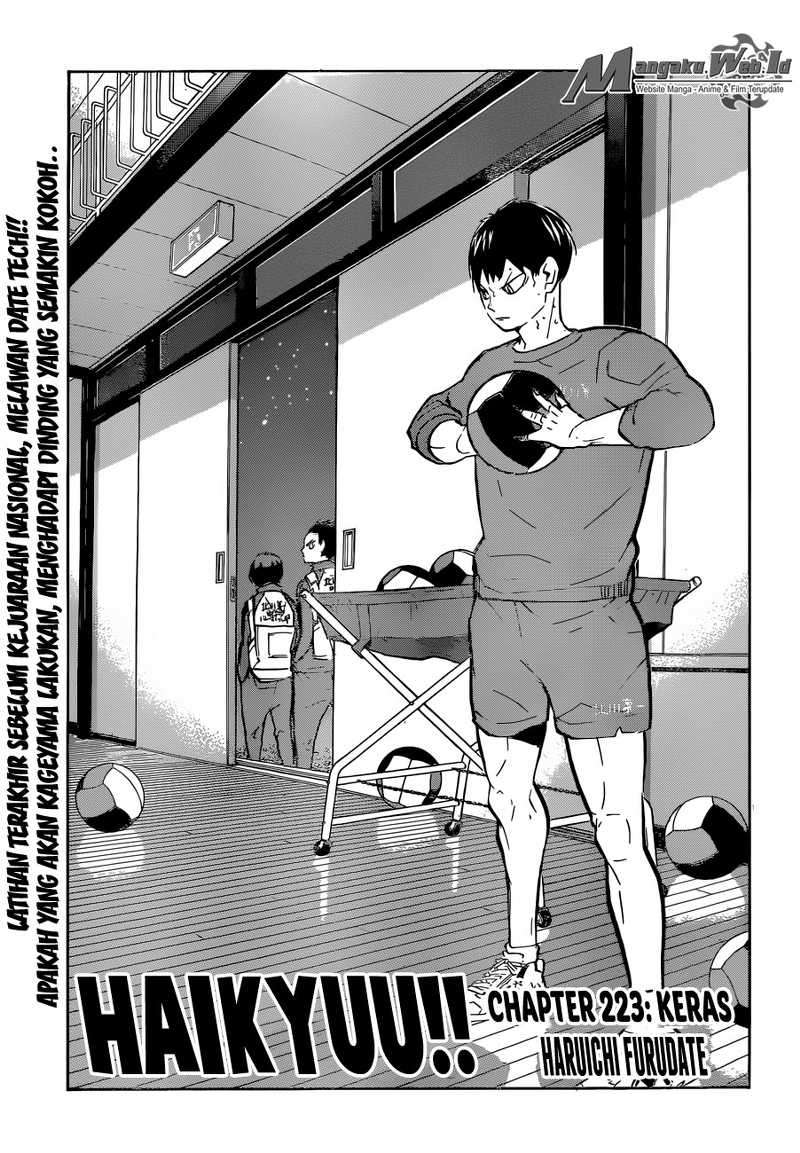 Haikyuu!! Chapter 223 - halaman 2