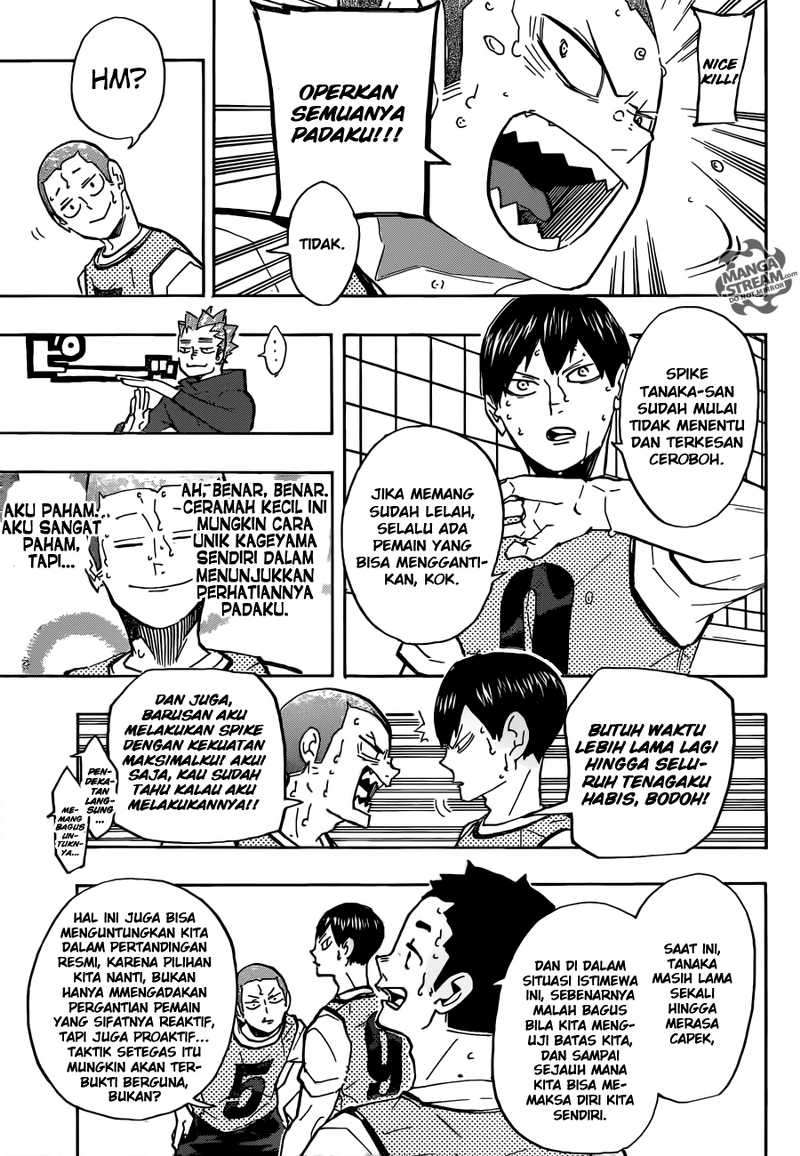 Haikyuu!! Chapter 225 - halaman 8