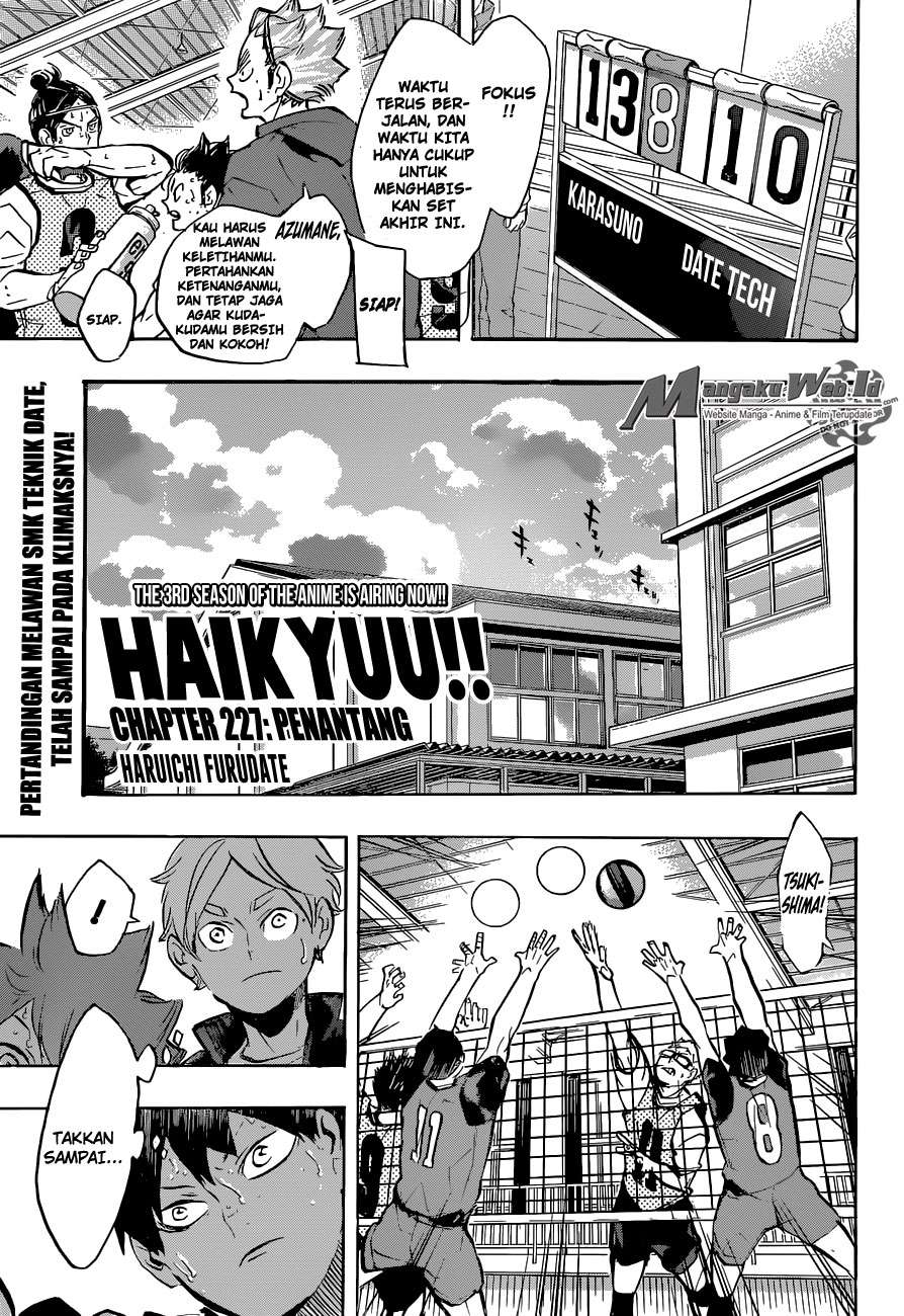 Haikyuu!! Chapter 227 - halaman 2