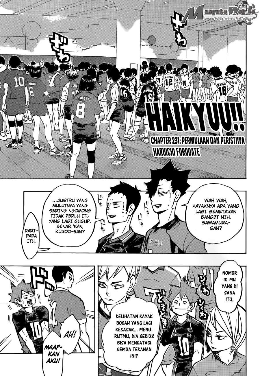 Haikyuu!! Chapter 231 - halaman 2