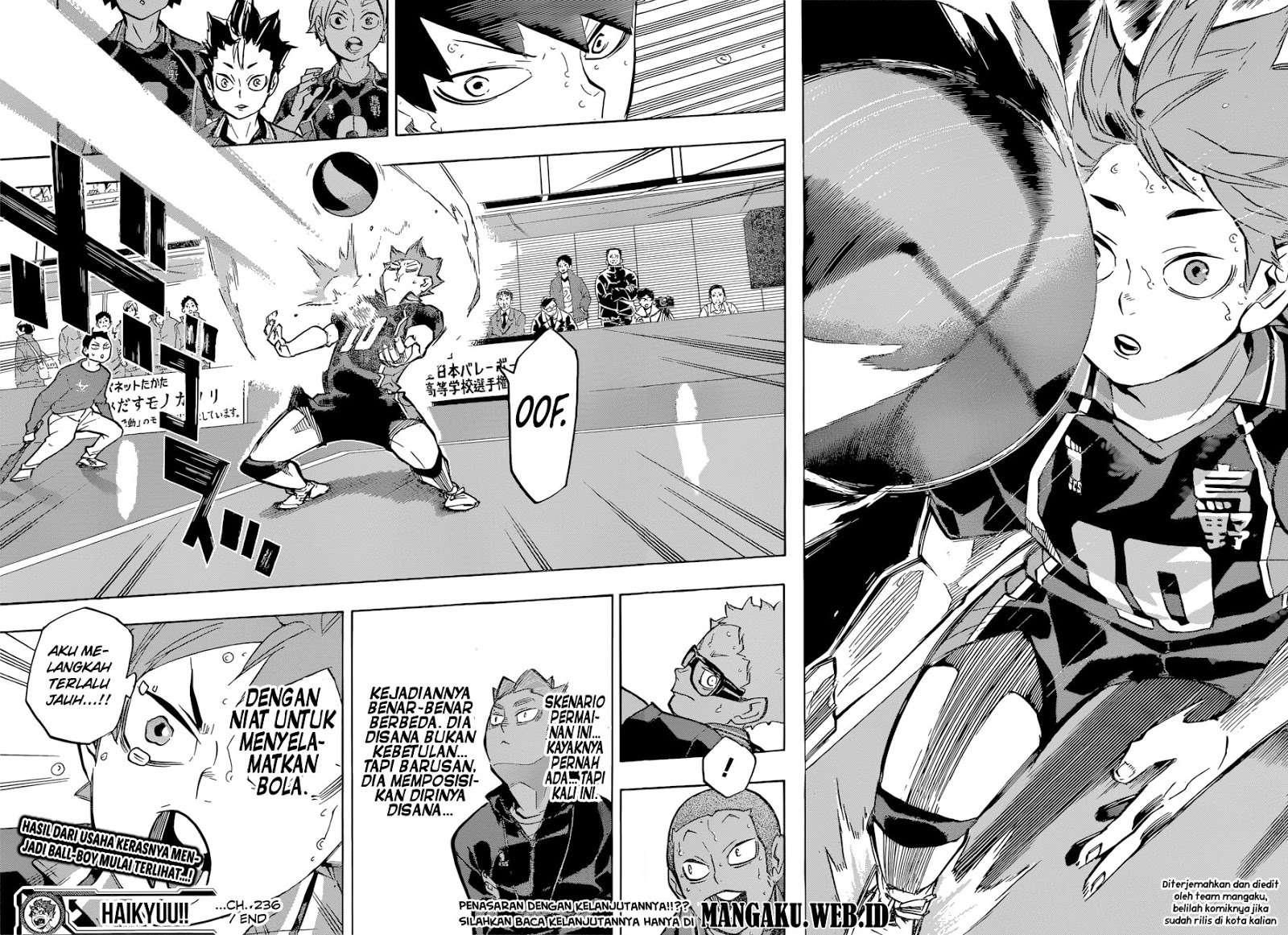 Haikyuu!! Chapter 236 - halaman 19
