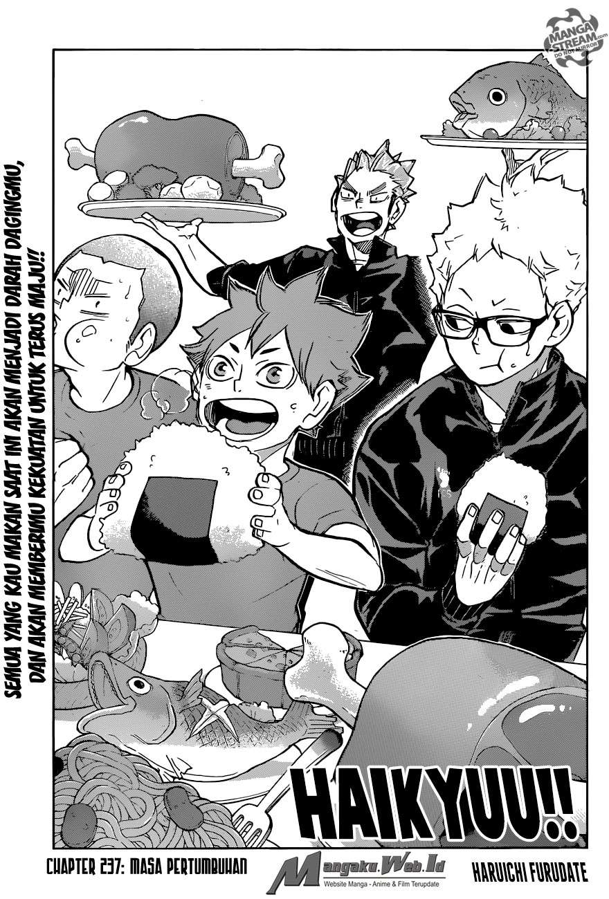 Haikyuu!! Chapter 237 - halaman 2