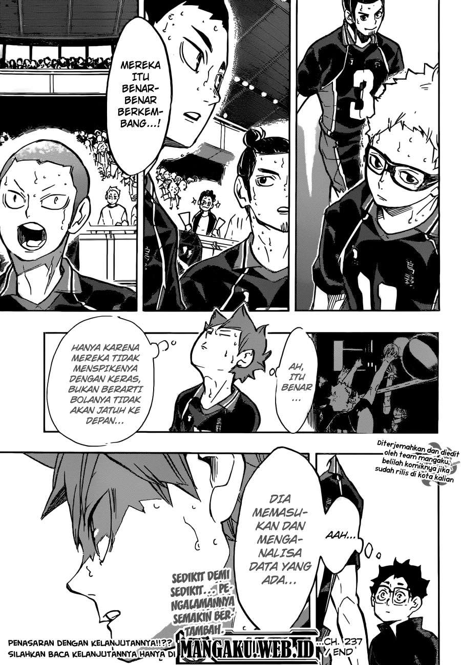 Haikyuu!! Chapter 237 - halaman 20