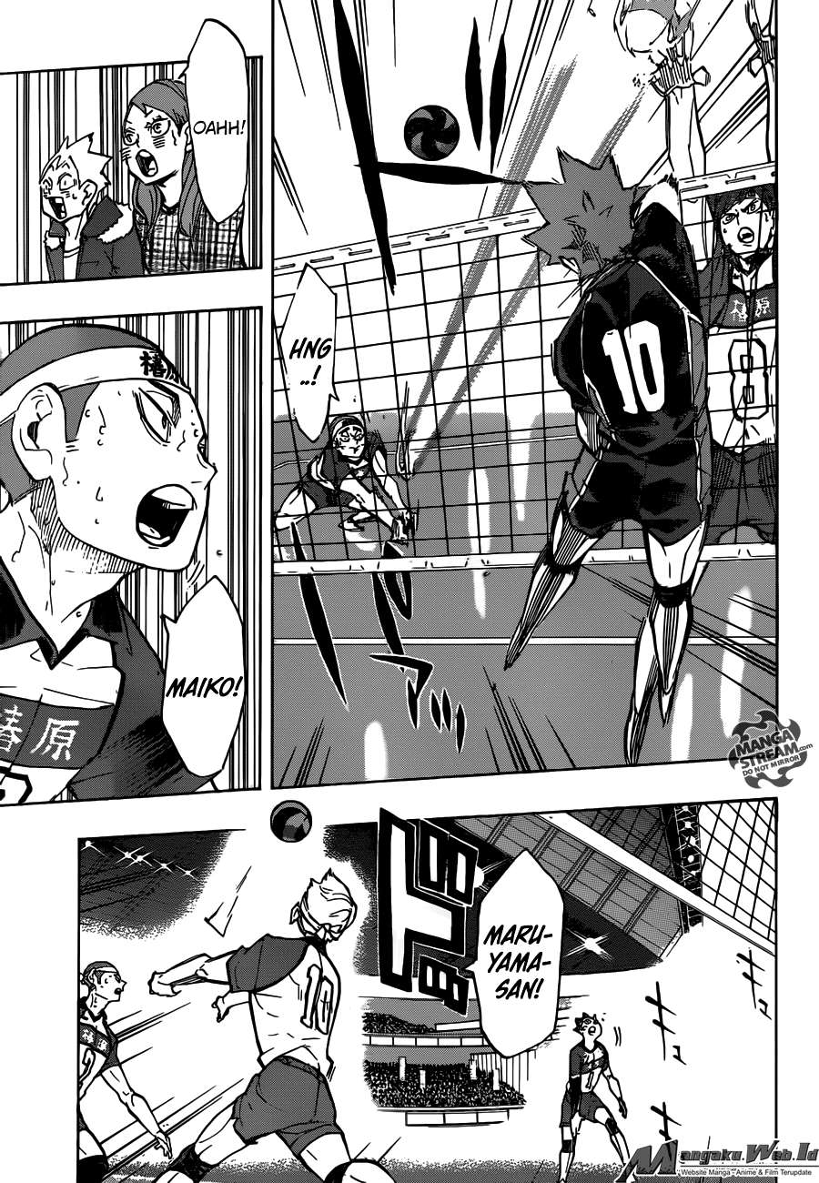 Haikyuu!! Chapter 242 - halaman 10