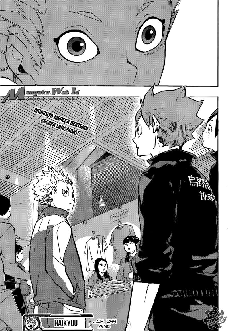 Haikyuu!! Chapter 244 - halaman 20