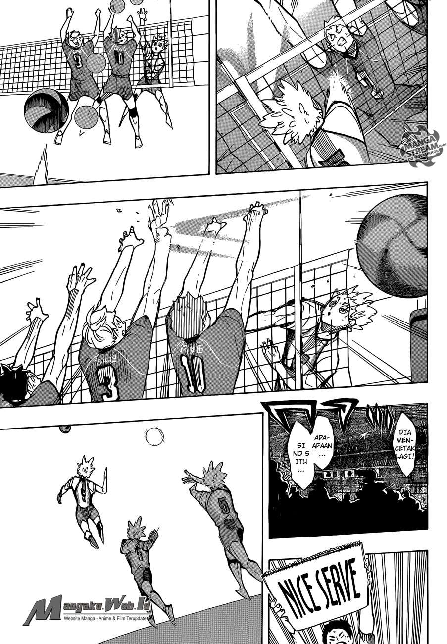 Haikyuu!! Chapter 245 - halaman 10