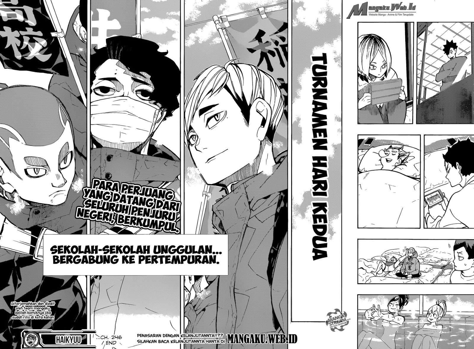 Haikyuu!! Chapter 246 - halaman 18