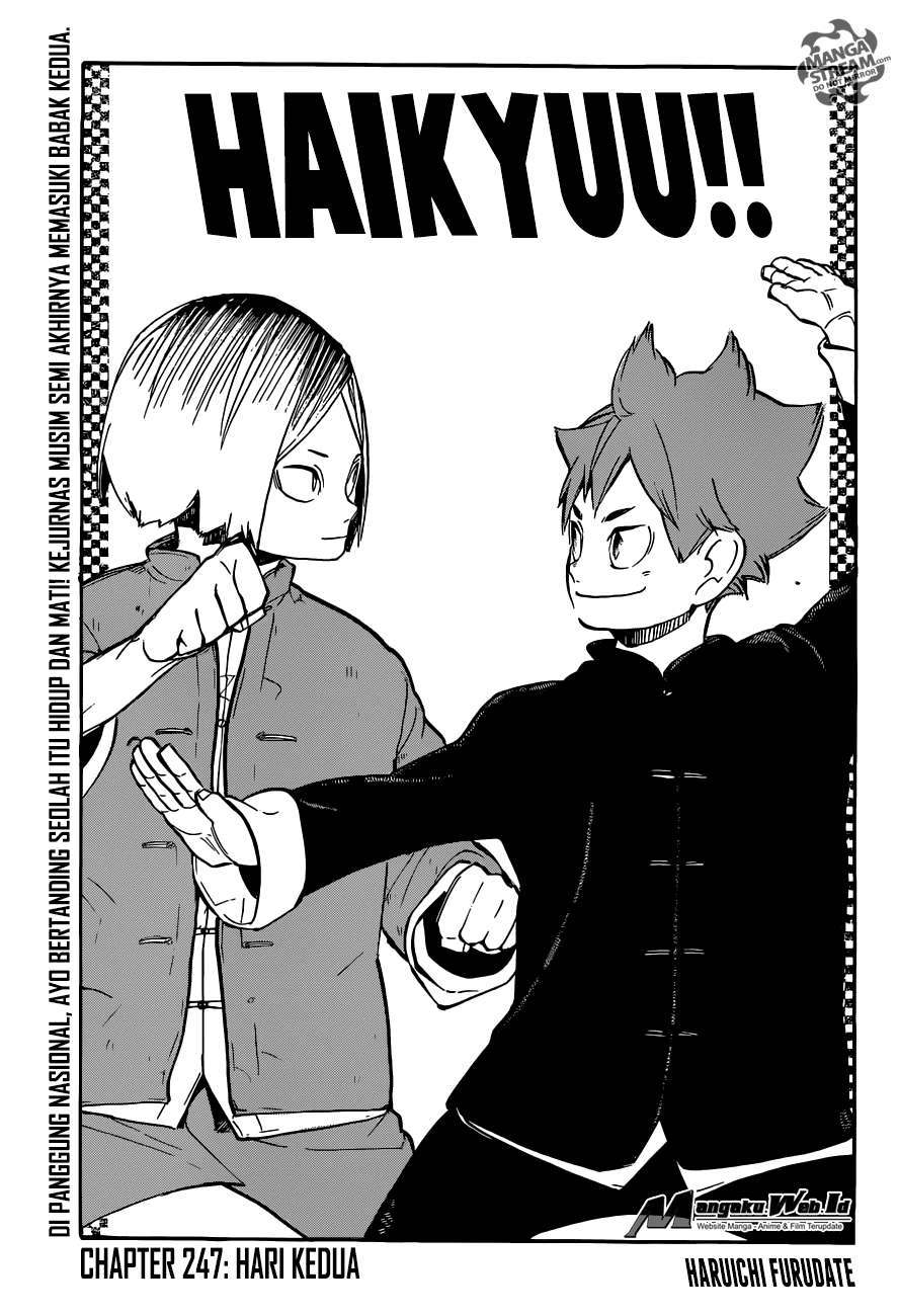 Haikyuu!! Chapter 247 - halaman 2