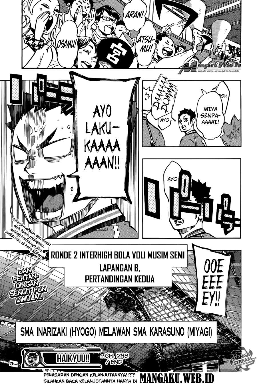 Haikyuu!! Chapter 248 - halaman 19