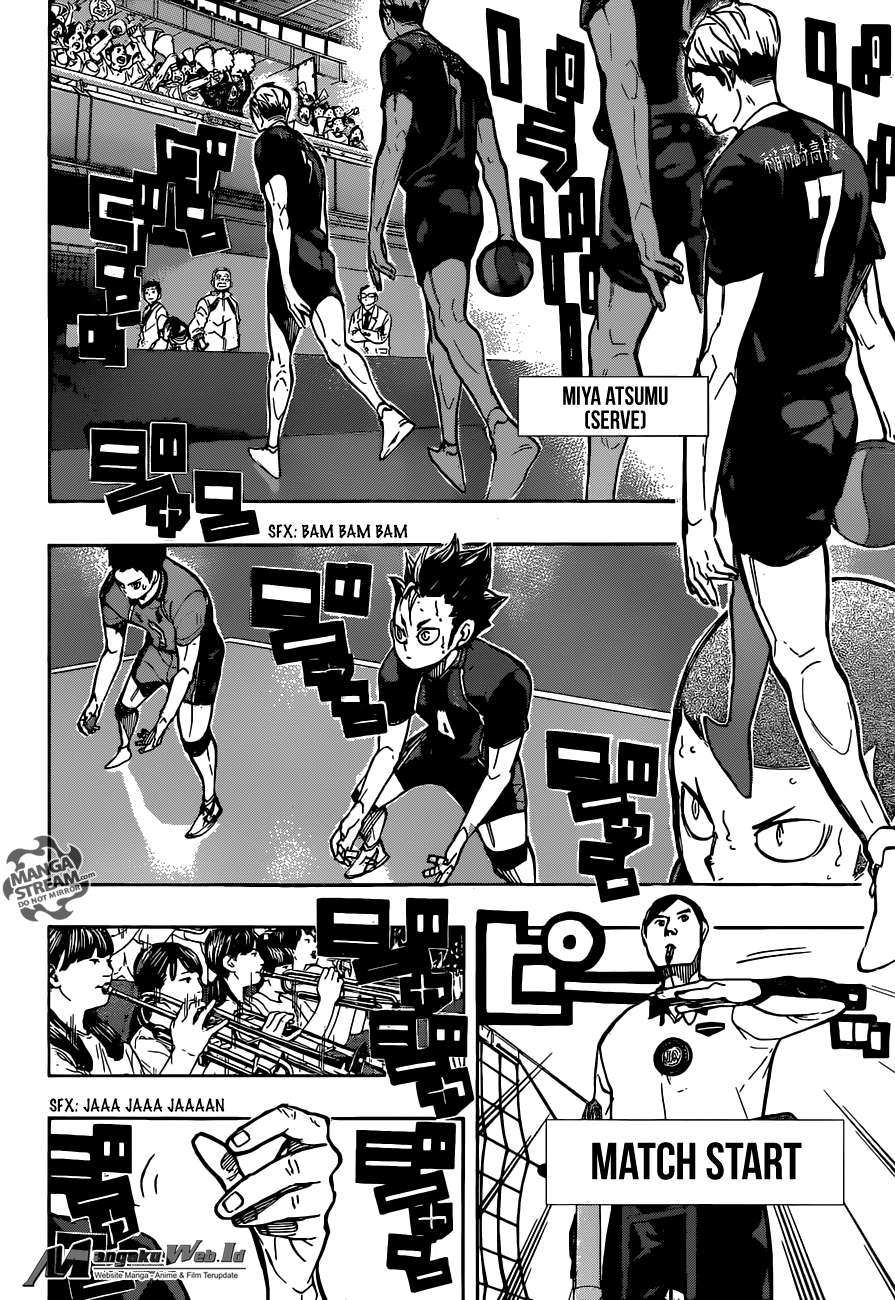 Haikyuu!! Chapter 249 - halaman 10