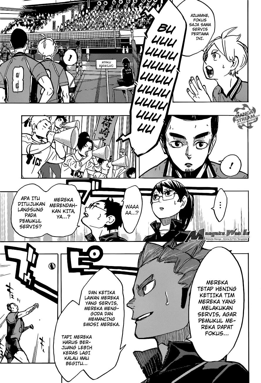 Haikyuu!! Chapter 249 - halaman 17