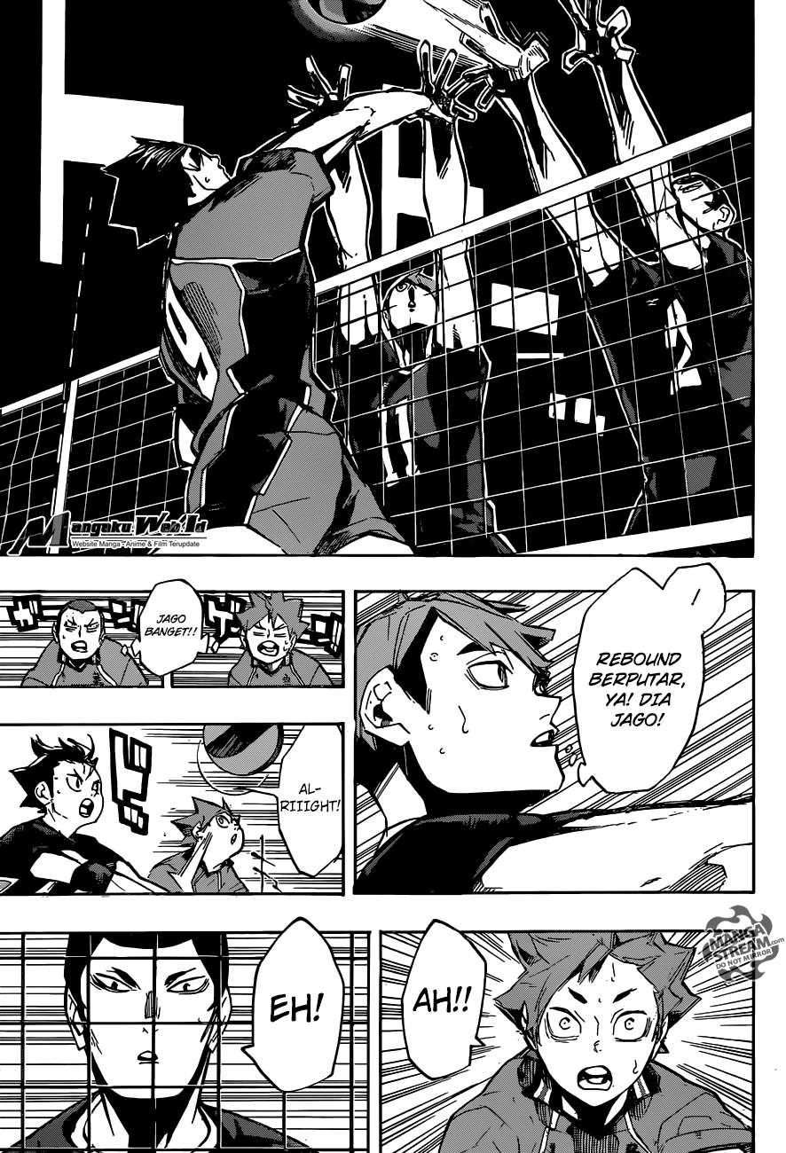 Haikyuu!! Chapter 250 - halaman 14
