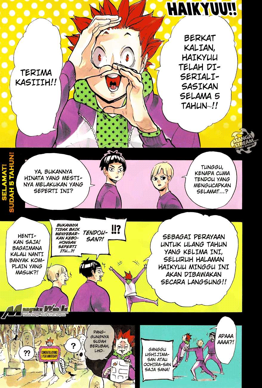 Haikyuu!! Chapter 250 - halaman 3