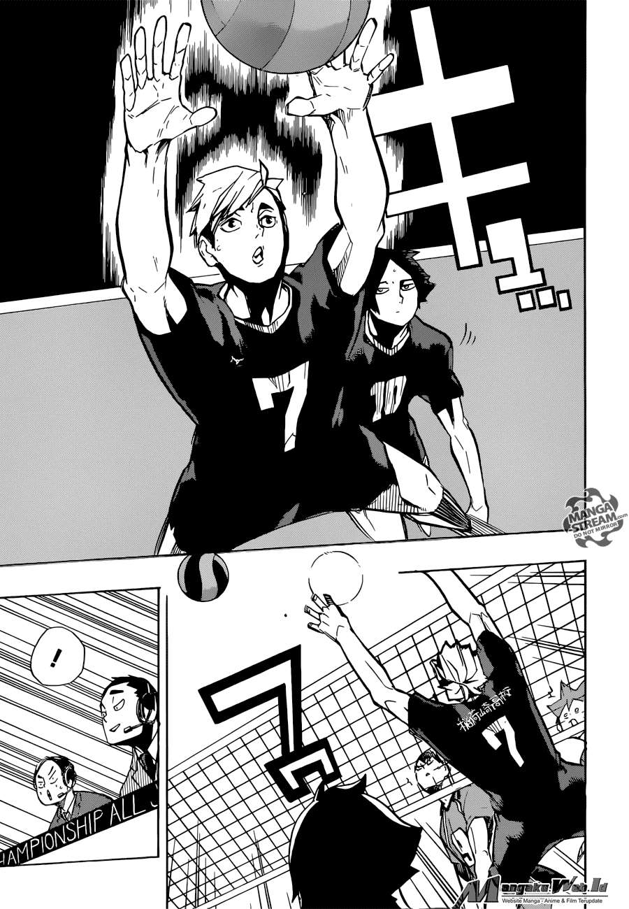 Haikyuu!! Chapter 250 - halaman 9