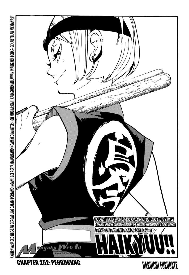 Haikyuu!! Chapter 252 - halaman 2