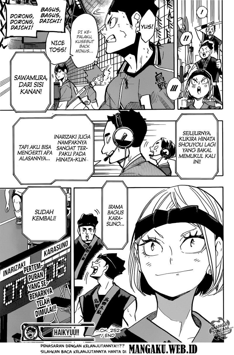 Haikyuu!! Chapter 252 - halaman 20