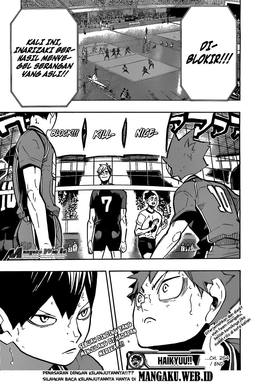 Haikyuu!! Chapter 254 - halaman 21