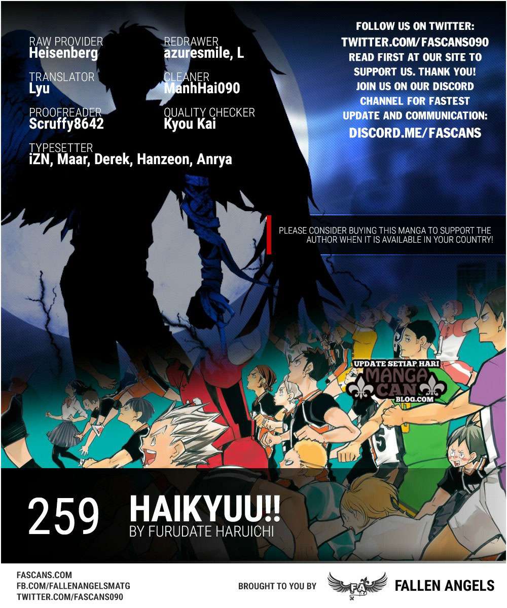 Haikyuu!! Chapter 259 - halaman 1