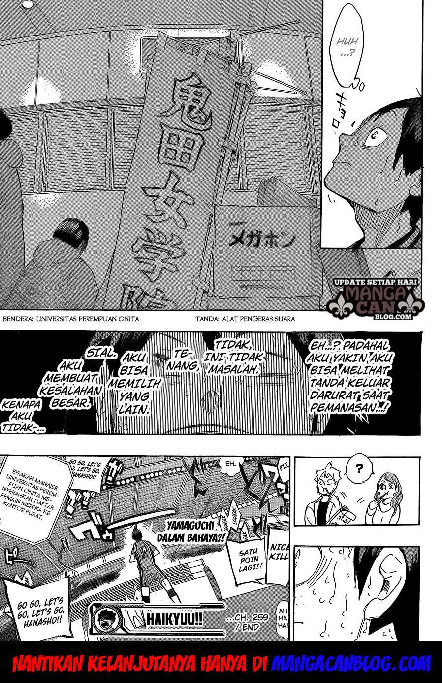 Haikyuu!! Chapter 259 - halaman 20