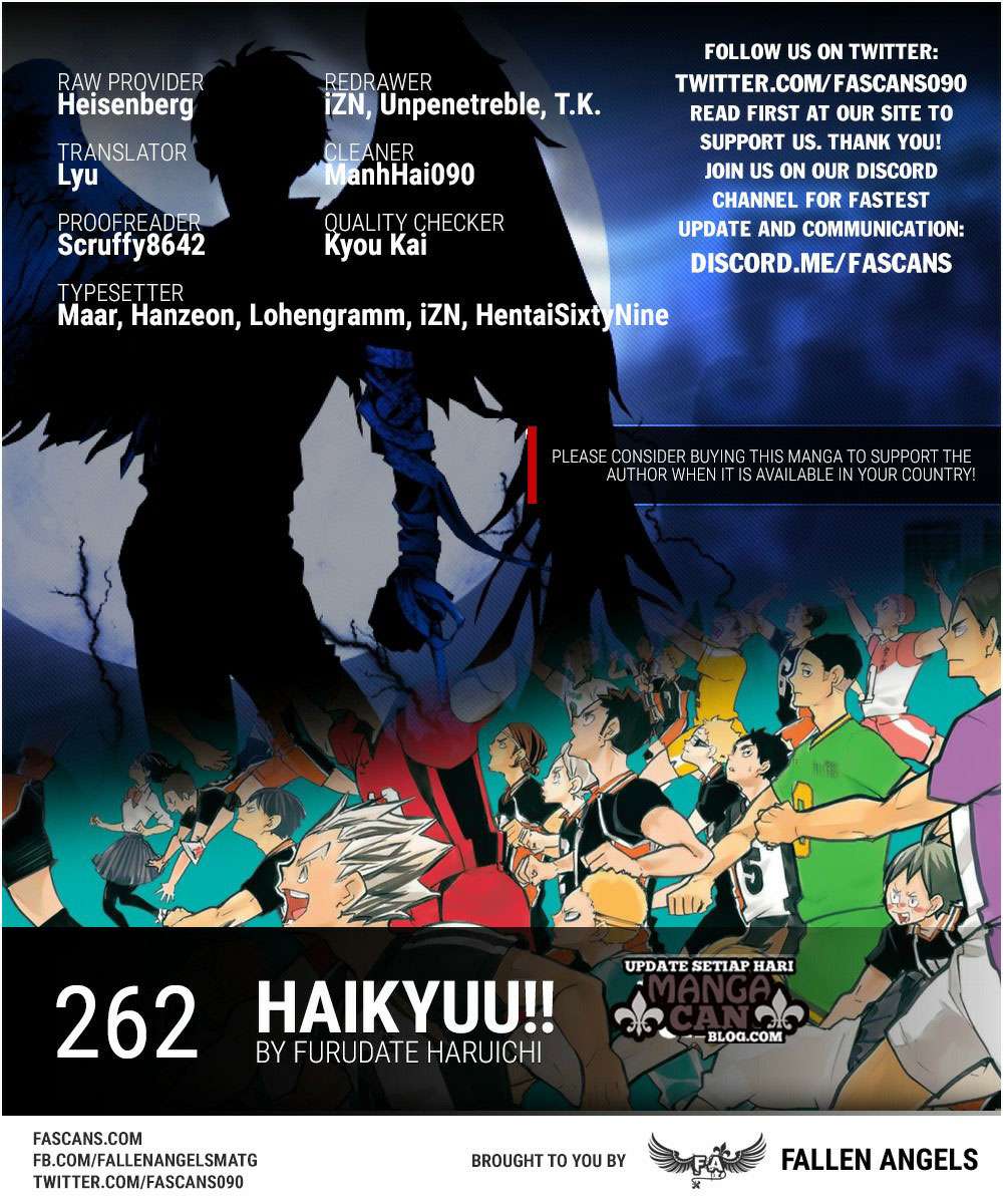 Haikyuu!! Chapter 262 - halaman 1