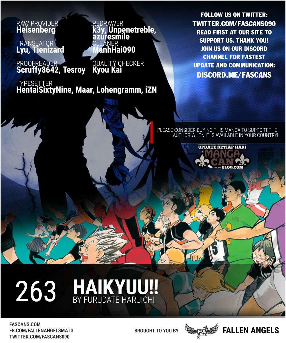Haikyuu!! Chapter 263 - halaman 1