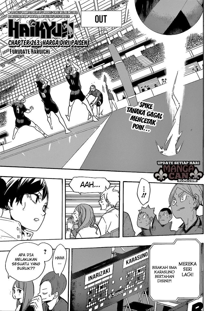 Haikyuu!! Chapter 263 - halaman 2
