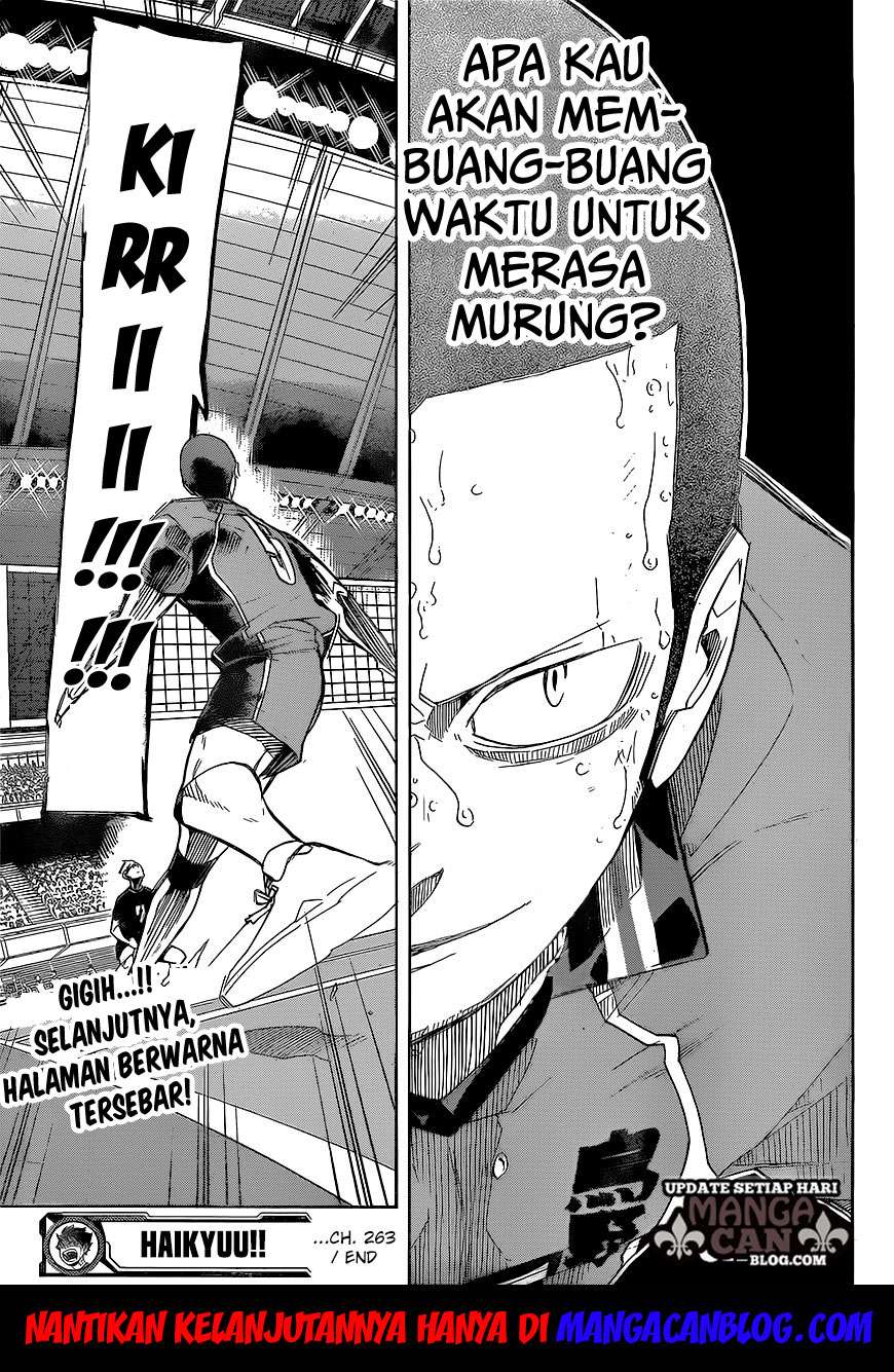 Haikyuu!! Chapter 263 - halaman 20