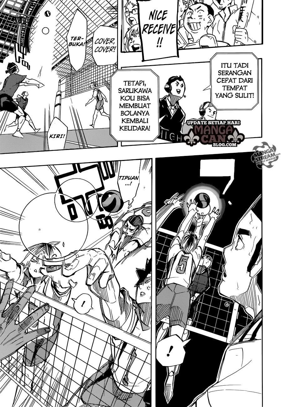 Haikyuu!! Chapter 265 - halaman 15