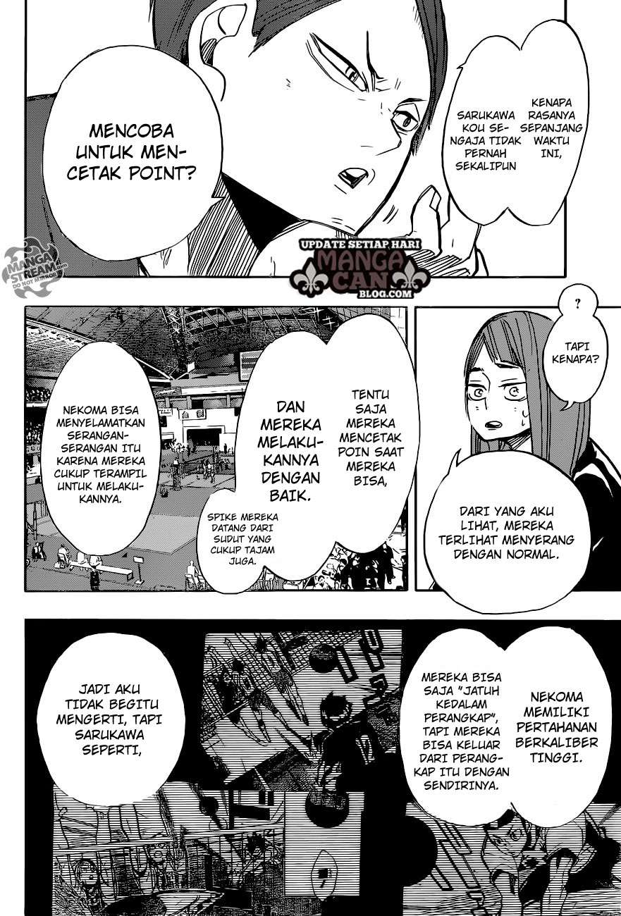 Haikyuu!! Chapter 265 - halaman 18