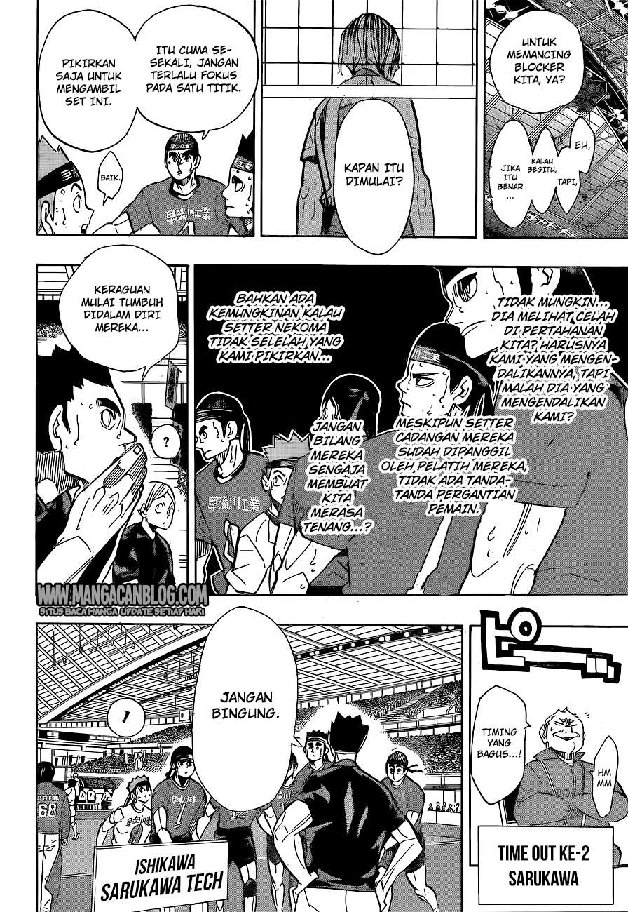 Haikyuu!! Chapter 268 - halaman 6
