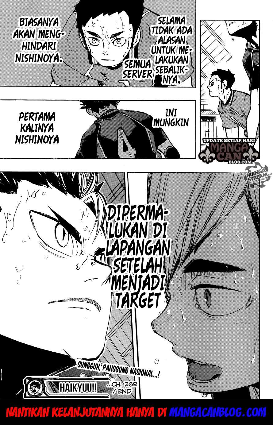 Haikyuu!! Chapter 269 - halaman 20