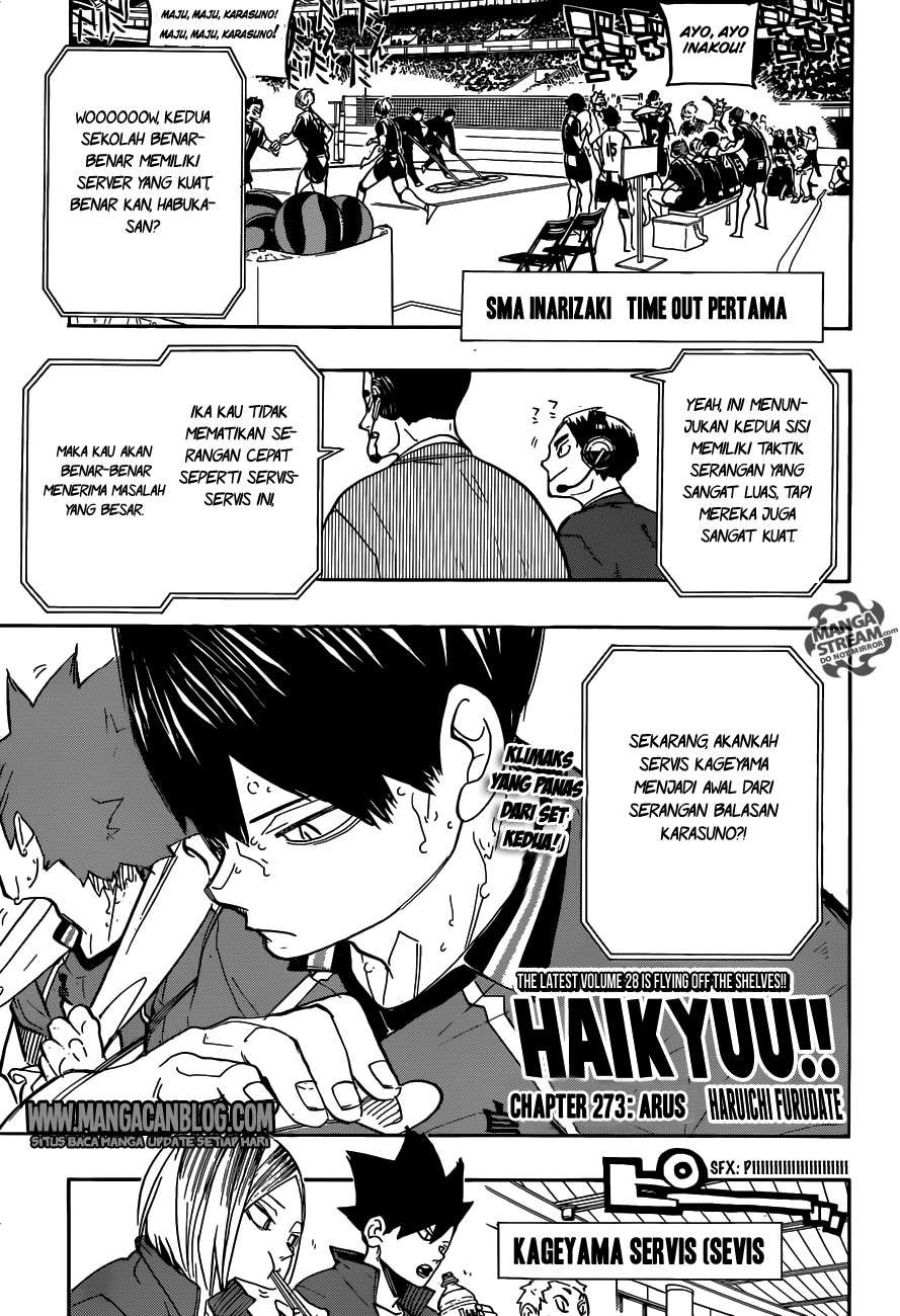 Haikyuu!! Chapter 273 - halaman 1